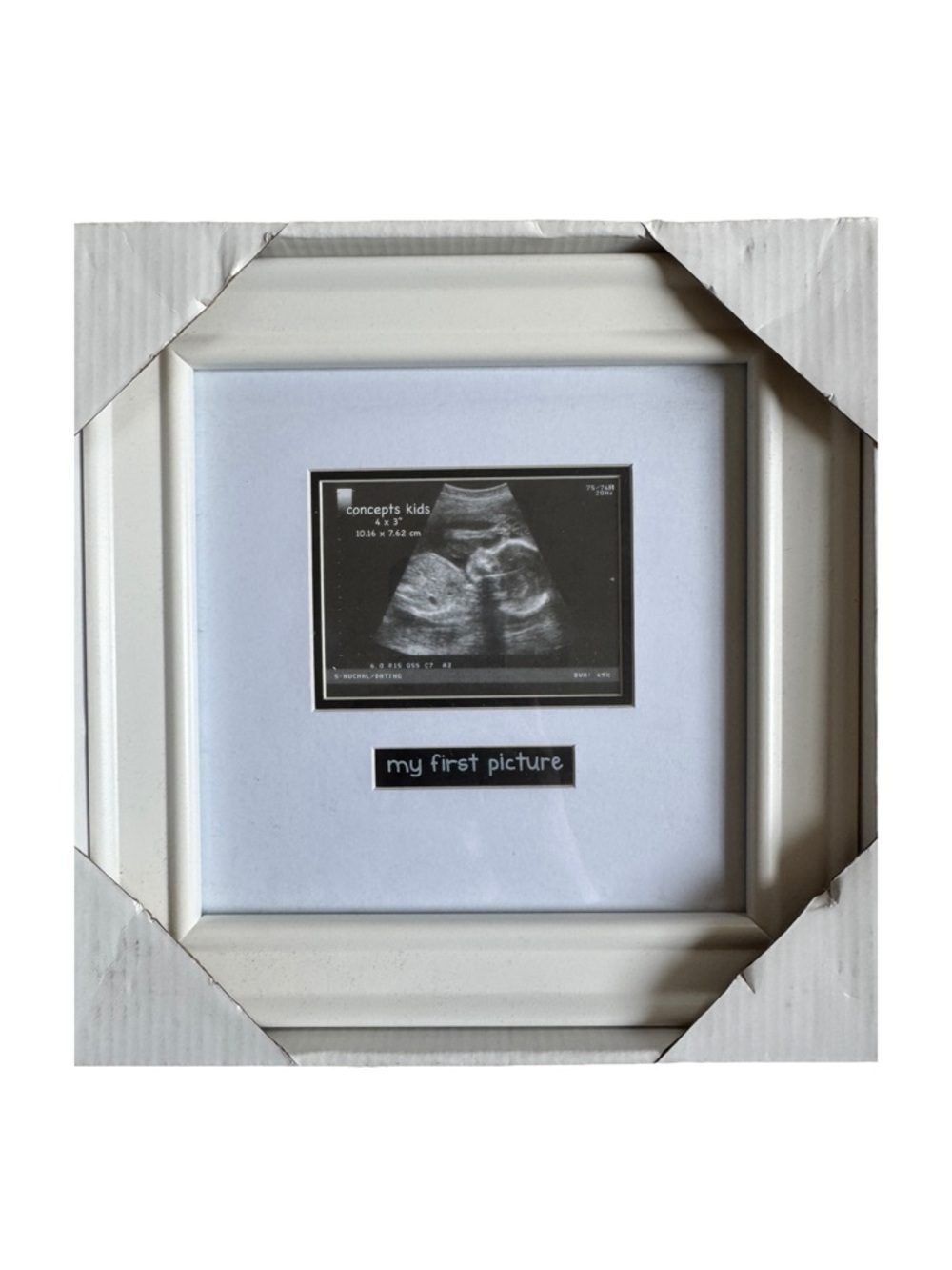 Home Accents White 'My First Picture' Baby Frames - Set of 2.